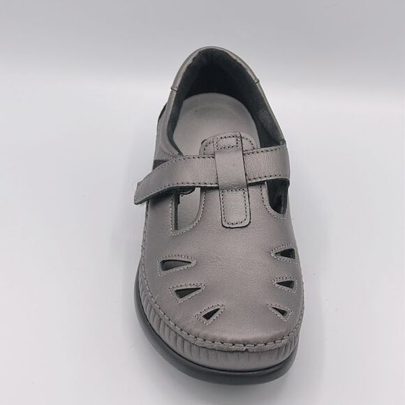 SAS Roamer Shoes Size 7W Gray Leather - Picture 3 of 14